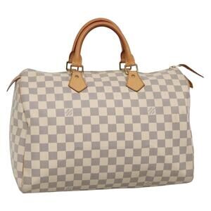 LOUIS VUITTON Damier Azur Speedy 35 Hand Bag N41535